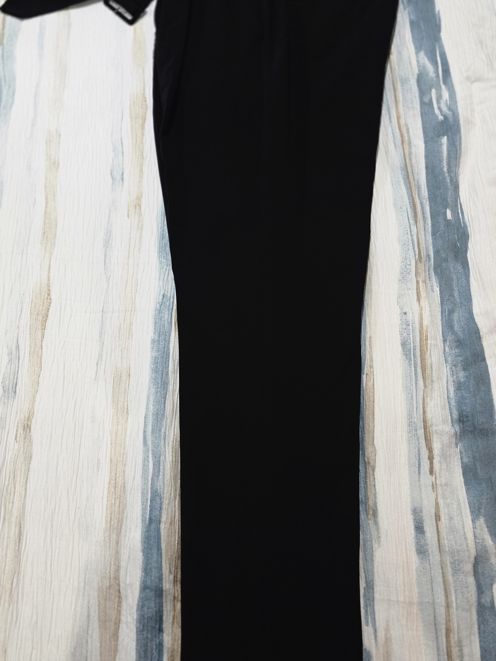 New York & Company Black Belted Wide Waistband Pants
